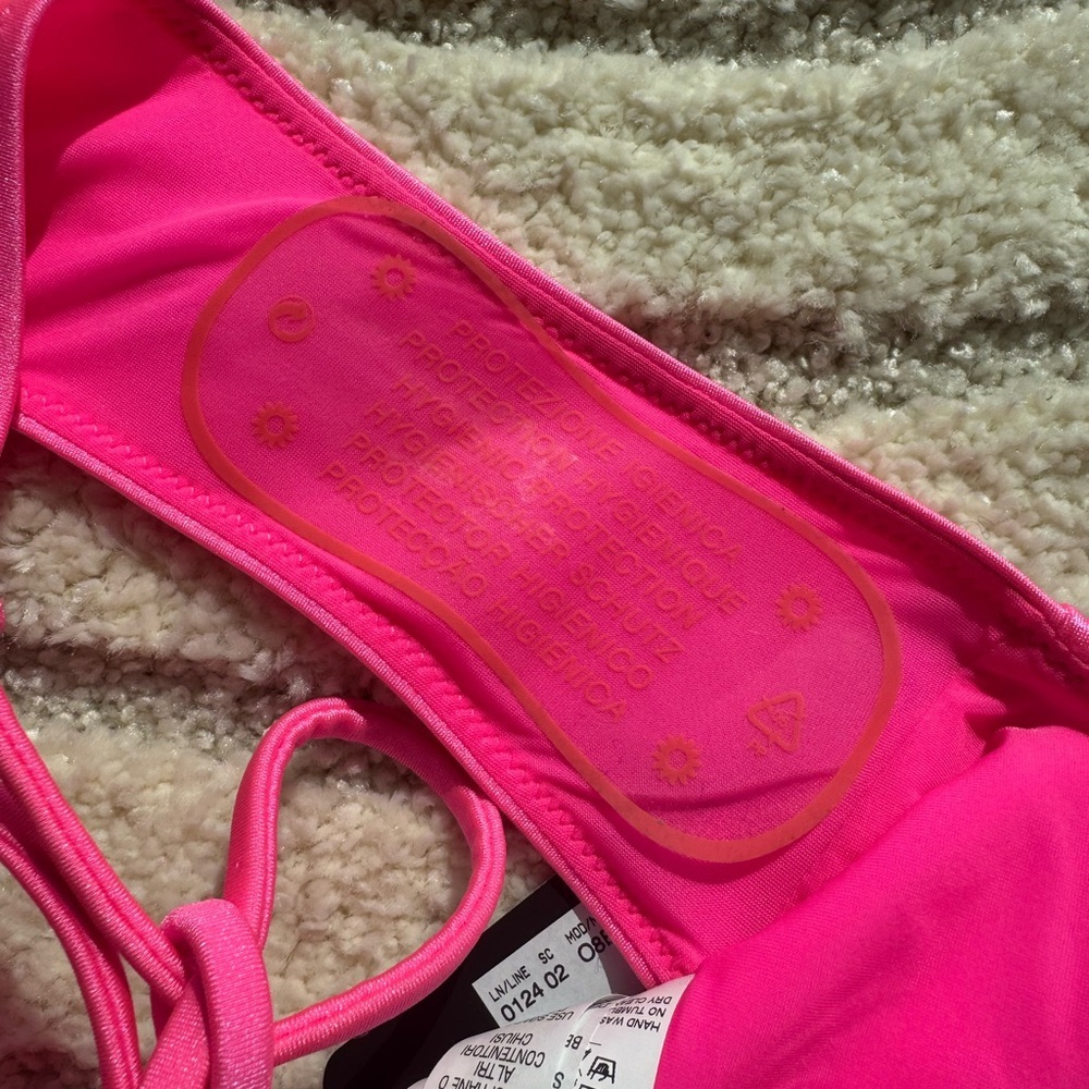 D&G Hot Pink Triangle Bikini - Picture 8 of 11